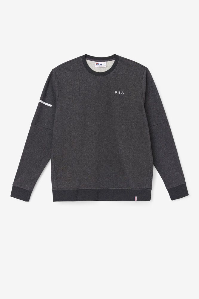 Fila Sweatshirt Herre Sort Commuter Crew WCI-452039